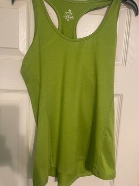 Lightweight Green Racerback Tank Top by Joy & Co.